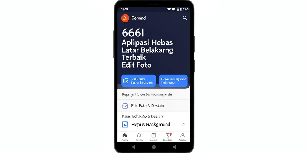 Screenshot utama 666I menampilkan antarmuka Hapus Background yang sederhana dan efektif.