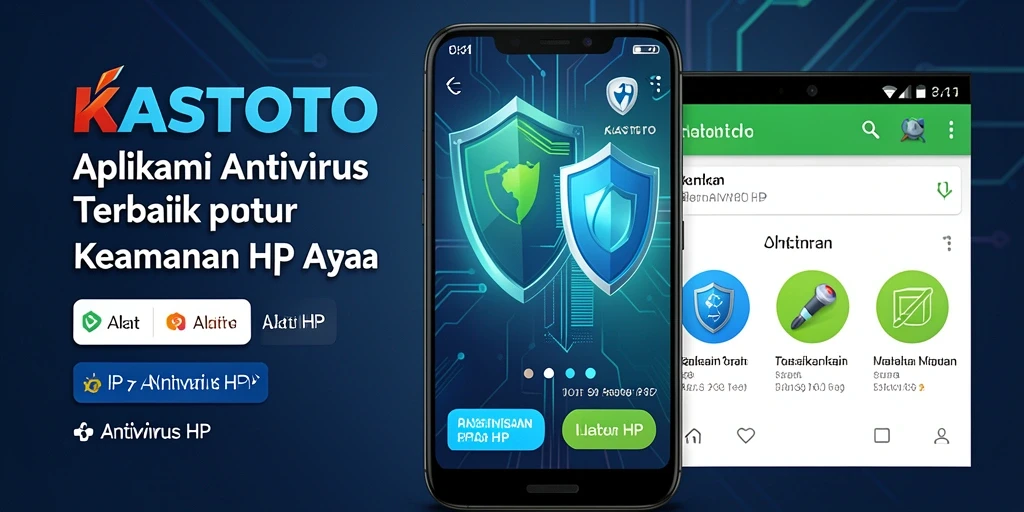 Antarmuka pengguna KASTOTO yang sederhana dan efektif untuk keamanan HP.