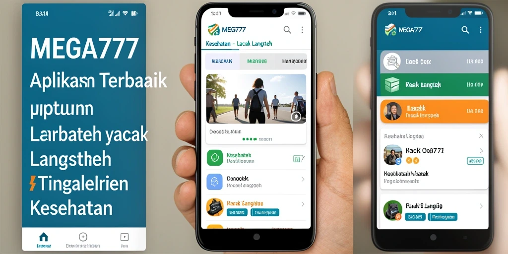 Antarmuka MEGA777 menunjukkan fungsi Lacak Langkah yang jelas dan informatif.