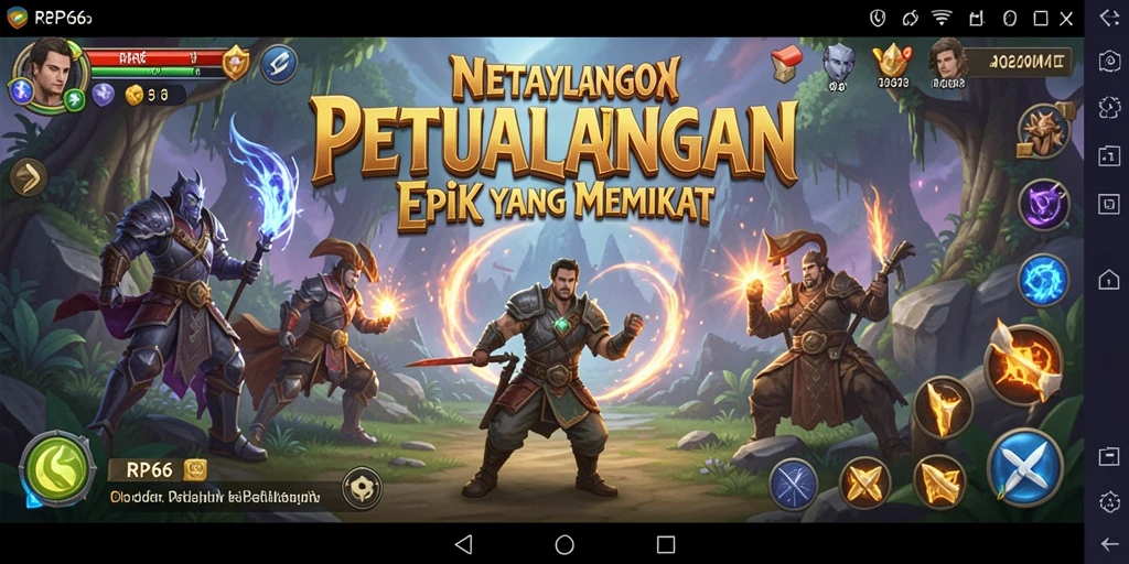Antarmuka petualangan RP66 yang menarik dan mendebarkan.