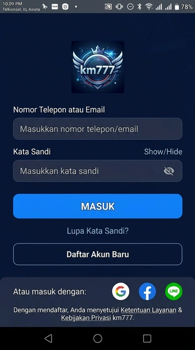 Panduan Masuk Akun km777 untuk Pengguna Android